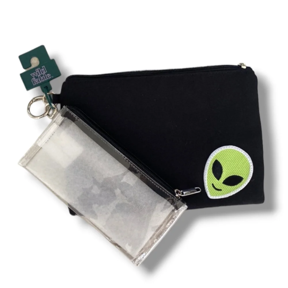 NWT WILD FABLE ALIEN DOUBLE POUCH 👽 - Picture 1 of 5